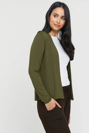 Organic Bamboo Everyday Cardigan Cardigan from Bamboo Body maternity store australia